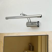 Licht-Erlebnisse LED veidrodinė lempa Chrome IP44 su jungikliu 4000 K W: 40 cm Metalinis sieninis šviestuvas Veidrodis Vonios kambario šviesa Siena