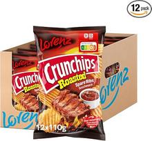 Lorenz Crunchips Kepti šonkauliukai 12 x 110 g Be glitimo