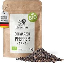 Löwenstark I Ekologiški pipirai juodieji sveiki I Pipirų milteliai Vegan I 1 kg