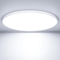 Lubų šviestuvas LED lubų šviestuvas plokščias apvalus skersmuo 40 cm Lubų šviestuvas LED 36 W 3600 LM 6500 K Cool White IP44 Vandeniui atsparus vonios kambario šviestuvas Vonios kambario šviestuvas Lubos vonios kambariui Virtuvės prieškambaris Miegamojo r