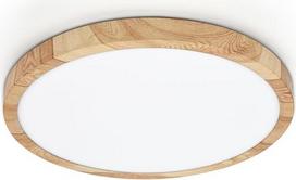 LVL LED lubų šviestuvas medžio grūdų 24 W apvalus šiaurietiškas lubų šviestuvas, skirtas svetainei, miegamajam, virtuvei, vonios kambariui, balkonui (24W)