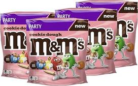 M&M'S Cookie 4x 675g (2700g) Schokolinsen I Milchschokolade mit einem Konfekt aus Keksteig-Kern, in einer Zuckerhülle