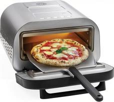 MACOM Just Kitchen 884 Profesionali picų kepimo krosnelė, profesionali picų kepimo krosnelė, iškepa per 2 minutes, įkaista iki 400°, išimama šamoto plyta, 32 cm, 1700 W