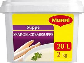 Maggi šparagų kreminė sriuba, smulkių šparagų sriuba, vegetariška, pakuotė po 1 (1 x 2 kg)