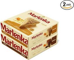 MARLENKA Duopack Honey Cake 2 x 800 g | Čekiškas pyragas desertams ir dovanų rinkiniams | Skanus medaus pyragas dovanų dėžutėje | Medaus pyragas ypatingoms progoms (2 x 800 g, mišinys)