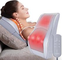 Masažuoklis, kaklo masažuoklis su šiluma, Shiatsu masažo kilimėlis, 3D minkymo nugaros masažuoklis kaklui, pečiams, nugarai, kojoms, dovanos vyrams, moterims, mamai, tėčiui, draugui, mokytojui
