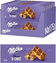 Milka Cake & Choc - Mini pyragas su švelniu Alpių pieno šokoladu ir skysto šokolado šerdimi - 14 x 175g