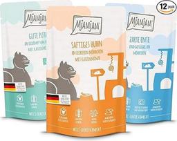 MjAMjAM MjAMjAM MjAMjAM - mišrainė IV 4 x vištiena, 4 x antis ir paukštiena, 4 x kalakutiena 12 x 125 g, 1 pakuotė (1 x 1,5 kg)
