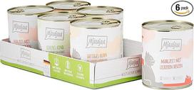 MjAMjAM Premium drėgnas maistas katėms Mix Pack I Vištiena, jautiena, širdelės, 6 pakuotės (6 x 800 g), be grūdų, su daug mėsos