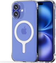 MOFT Invisible Case for iPhone 16, skaidrus "MagSafe" telefono dėklas, dvigubų išpjovų rėmelio dizainas, jaučiamas "Bare-Device" pojūtis, apsaugantis nuo geltonavimo, itin plonas, stiprus magnetinis apsauginis dėklas, skaidrus