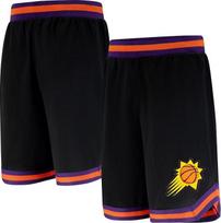 NBA vyriški tinkliniai krepšinio šortai, austi, aktyvūs, su komandos logotipu, juodi