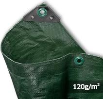 NOOR Hobby brezentas - 120 g/m² - 6 x 8 m - žalias - universalus brezentas apsaugai nuo oro sąlygų - idealiai tinka sodui - atsparus ultravioletiniams spinduliams, padengtas iš abiejų pusių, atsparus vandeniui, plaunamas ir ilgaamžis
