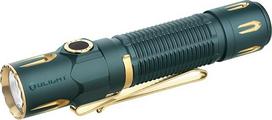 OLIGHT Warrior 3S taktinis žibintuvėlis 2300 liumenų, itin ryškus, su 5 režimais, įkraunamas per USB, su atstumo jutikliu, IPX8 vandeniui atsparus, skirtas stovyklavimui, žygiams, išgyvenimui ir paieškai (Elf Blue)