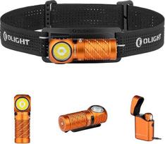 OLIGHT Perun 3 Mini Kit LED žibintuvėlis 1250 liumenų įkraunamas žibintuvėlis su 5000 mAh įkrovimo dėklu, 60 dienų baterijos veikimo laikas, 5 baltos šviesos ir 3 raudonos šviesos režimai, idealiai tinka stovyklavimui, žvejybai, avarinei oranžinei