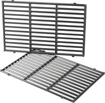 onlyfire Ketaus kepimo grotelės "Weber Genesis E-310, E-320, E-330, S-310, S-320, S-330 (2011-2016 m.), ketaus dujinis grilis, atsarginė "Weber 7528 7524" dalis, 49,5 x 32,8 cm