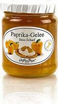 Paprikų želė, geltona, saldžiai aštri, 225 g