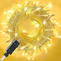 Pasakų žibintai Lauko 100 m 800 LED pasakų žibintai Kalėdų eglutė Maitinimas su laikmačiu, atminties funkcija, 8 režimais, IP44 Vandeniui atsparus Kalėdų Šalims Vestuvės Helovinas Šilta balta