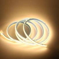 pcning 3M LED juosta tiesioginė 230 V labai ryški COB 280 LED/m 15 W/m IP67 vandeniui atspari juosta 3 metrai šiltai balta su kištuku (šiltai balta, 3)