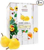Pfannenschwarz Fruchtsaft Manufaktur Kriaušių sultys, 100 % tiesioginės sultys, 2 pakuotės (2 x 5 l maišelis dėžutėje)