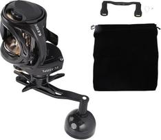PolyGen Baitcast-Angelrolle mit Einstellbarer Magnetbremse, 12 Einstellungen, robustem internen Antriebssystem und einem Baitcaster-Rollenkörper aus Aluminiumlegierung