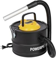 POWERPLUS POWX3000-1000W elektrinis pelenų siurblys židiniui, orkaitei, malkinei krosnelei - pelenų siurblys su 15 l talpa - maks. 40°