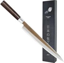 Profesionalus japoniškas virtuvinis peilis - 27 cm ilgio ašmenimis - 9 colių ilgio peilis "Sashimi Yanagiba Sakai