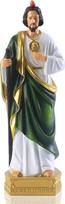 QIANLING Saint Statue Religinės dervos statulos Religinės spalvotos dovanos Statue of Saint Thaddeus Tinka religingiems ir tikintiesiems melstis namuose kaip