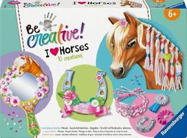 Ravensburger BeCreative Multi Activities Horses - amatų rinkinys vaikams nuo 6 metų, arklių amatų projektai mergaitėms ir berniukams - 23751 - gimtadienio dovanos, dekoravimas "pasidaryk pats