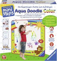 Ravensburger ministeps Aqua Doodle XXL Colour 04493 Pakabinamas paveikslų kilimėlis kūrybiškam tapymo malonumui nuo 18 mėnesių - be dėmių ant sienų