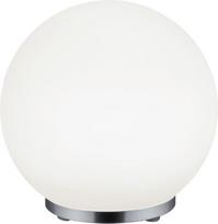 Reality Leuchten George R52211106 LED nuotaikos stalinė lempa su stiklo gaubtu, įskaitant 5,5 W RGB LED R52211106 George Chrome 19,9 x 19,9 x 19,9 x 19,9 cm