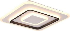 Reality Leuchten Jora R64293131 LED lubų šviestuvas Metalinis matinis baltas plastikas su 46 W LED nuotolinio valdymo pulteliu