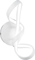 Reality Leuchten Perugia R27091131 LED sieninis metalinis matinės baltos spalvos šviestuvas su 18 W LED jungikliu ir reguliatoriumi