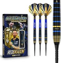 RED DRAGON Darts - Luke Humphries 'Coolhand' TX Serie - Original | Switch Points Powered by Winmau | Steeldarts 22g, 23g, 24g & 25g | Profi Dartpfeile | 90% Tungsten Darts mit Flüge & Schäfte