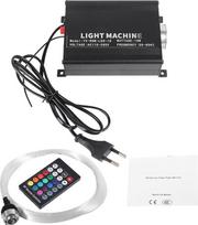 Reguliuojamos LED žvaigždėto dangaus lubos su šviesos efektais, šviesolaidinio apšvietimo rinkinys su nuotolinio valdymo pulteliu, RGBW reguliatorius automobiliui, svetainei, vaikų kambariui, vakarėliui