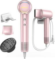 RICHLUX Ionen Föhn Haartrockner RICHLUX Professionell Salon-Niveau, 150.000 U/min Bürstenloser Motor, 500 Millionen Negative Ionen, 59dB, 4 Temperaturstufen 2 Gebläsestufen, 25m/s Schnelles Trocknen