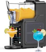 Richday Slush Eis Maschine, 2L talpa, LED ekranas, WhisperChill technologija, 6 programos, skirta pieno kokteiliams, frapams, margaritoms, Softeismaschine