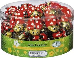Riegelein Glückskäfer 45 vnt. (281,25 g) - švelnus pieniškas šokoladas