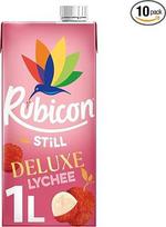 RUBICON ličių vaisių sultys, gaivios, vaisinės, saldaus ir aromatingo skonio (1 x 1 l)