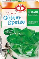 RUF greito paruošimo želė, veganiška, Woodruff skonio, želė be želatinos, želė, greitas paruošimas, tereikia įpilti vandens, 1 x 100 g