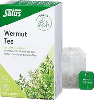 Salus - Pelynų arbata - 1 x 15 filtrų maišelių (18 g) - Žolelių arbata - Absinthii Herba - pasižymi dideliu karčiųjų medžiagų kiekiu - raminanti - ekologiška