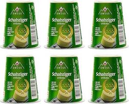 Schabziger Stöckli Šveicariškas sūris PDO 6 x 100 g Tinka makaronams ir picai gabalėlyje Žolelių sūris Žaliasis smulkintas sūris Stötzle Aštrus ir aromatingas (6)