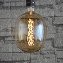 SD LUX DG170SL Vintage Large Dekoratyvinės LED lemputės, 8 W, 450 lm (atitinka 40 W), reguliuojamo ryškumo XXL gaublio lemputė, E27, nemirguliuoja, retro Edisono lemputė pakabinamam šviestuvui, atspalvis, šilta balta, 2200 K, pakuotė po 1 vnt.