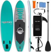 SereneLife SUP lentos rinkinys - Stabil rutschfest Stand Up Paddling Board mit Zubehör für See, Fluss, Touring, Yoga und Freizeit