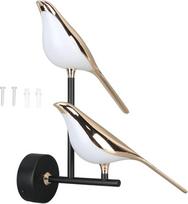 Šiaurietiškas sieninis šviestuvas "Bird Decor", LED sieninis šviestuvas svetainei, miegamajam su neutraliu baltu apšvietimu, 85-265 V