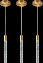 Šiuolaikinės virtuvės salos pakabukas šviesos LED auksinis mini pakabukas šviesos auksinis naktinis stalas maži pakabinami žibintai (pakuotė iš 3)
