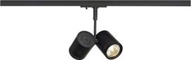 SLV 143430 BIMA II šviestuvo galvutė, juoda, 2xGU10, maks. 50 W, su 1P.-adapteriu, aliuminis, juodas, , ,