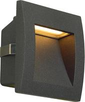 SLV Downunder out LED įleidžiama sieninė lempa S, antracito spalvos, IP55, 0,96 W, 3000 K, 233605