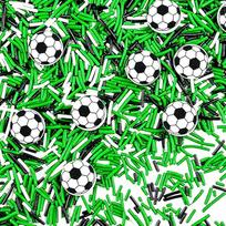 Spalvoti pabarstukai tortui puošti (futbolo pabarstukai)