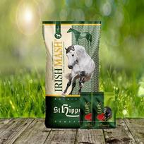 St. Hippolyt Irish Mash 15 kg + Lobs Reward Lobs | Virškinamasis arklių maistas sveikai mitybai ir medžiagų apykaitai gerinti