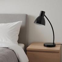 Stalinis šviestuvas "Lightbox", E14 lizdas, tinka LED lemputėms, maks. 20 W, 43 cm aukščio, metalinis, juodas, stilingo ir nesenstančio dizaino, idealiai tinka biurui, namų biurui, naktiniam staliukui ar palėpėje